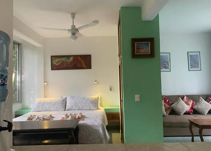 Apartamento With Swimming Pool At 12 M Height Over Jungle Chemuyil